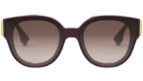 Fendi First Purple Round Sunglasses