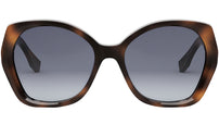 Lettering Havana Butterfly Sunglasses