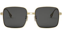 Baguette Yellow Square Sunglasses