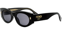 Fendi Roma Black Oval Sunglasses