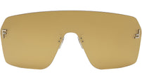 Fendi First Crystal Yellow Rectangular Sunglasses