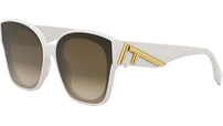 Fendi First Ivory Square Sunglasses