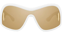 Anagram White Mask Sunglasses