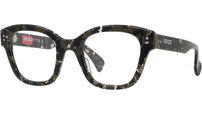 Boke Flower Havana Geometric Eyeglasses