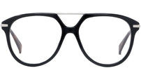 Boke Flower Black Geometric Eyeglasses