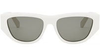 CELINE Monochroms Shiny Ivory Cat Eye Sunglasses