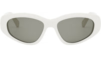 CELINE Monochroms Ivory Geometric Sunglasses