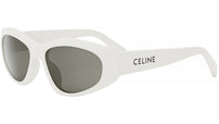 CELINE Monochroms Ivory Geometric Sunglasses