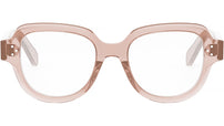 CELINE 3 Dots Havana Geometric Eyeglasses