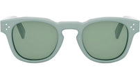 CELINE 3 Dots Shiny opaline emerald Geometric Sunglasses