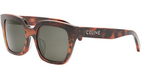 CELINE Monochroms Leopard Print Square Sunglasses