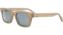 CELINE 3 Dots Transparent Honey Geometric Sunglasses