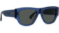 1970 Blue Geometric Sunglasses