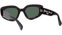 1970 Havana Cat Eye Sunglasses