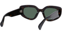 1970 Havana Cat Eye Sunglasses