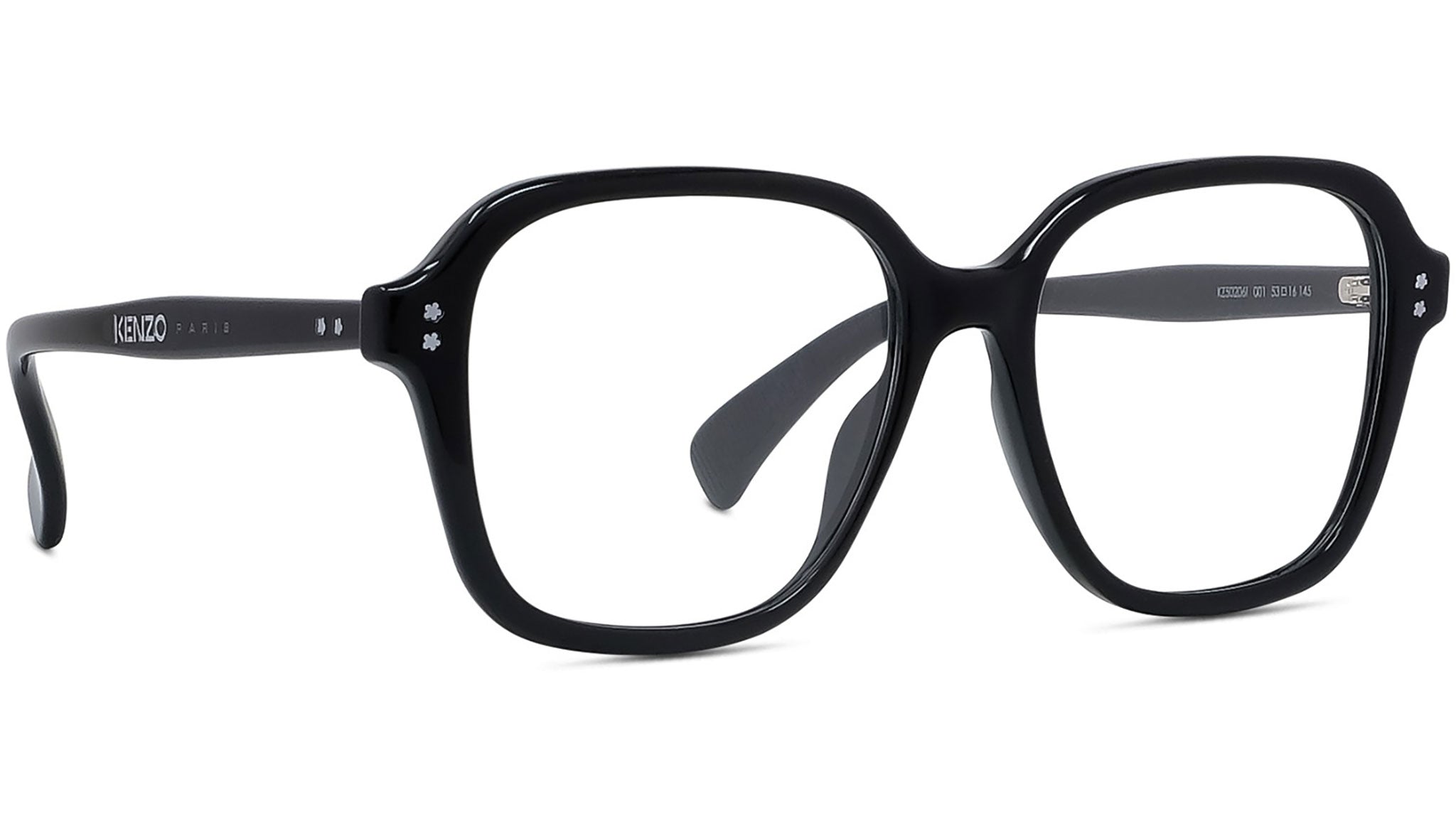 Boke Flower Black Square Eyeglasses