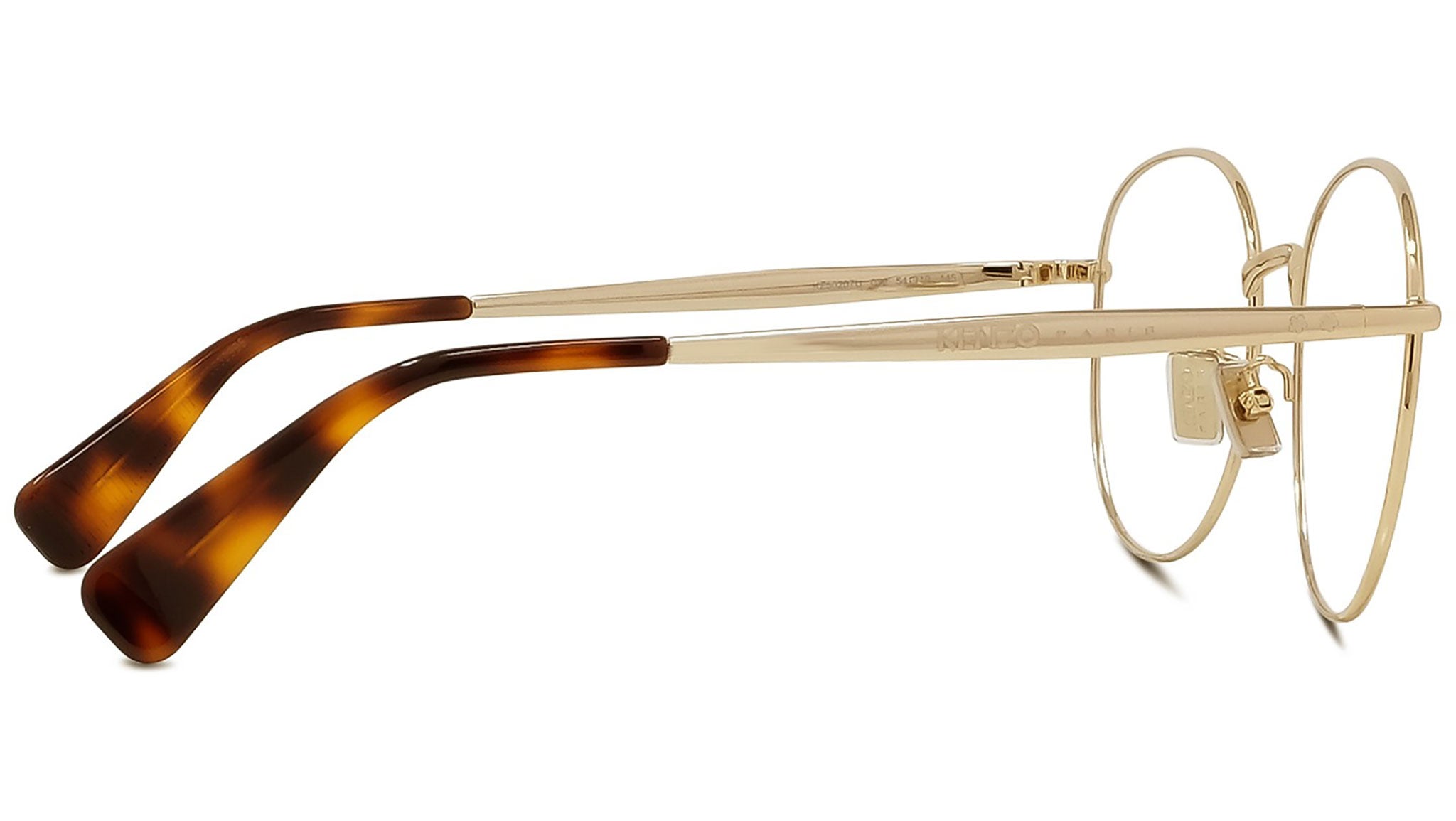 Boke Flower Yellow Round Eyeglasses