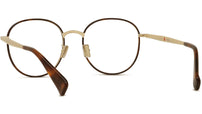 Boke Flower Yellow Round Eyeglasses