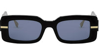 Fendigraphy Black Rectangular Sunglasses