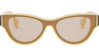 Fendi First Yellow Round Sunglasses