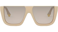 Fendi Way Brown Square Sunglasses