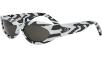 CELINE Monochroms Animalier Geometric Sunglasses