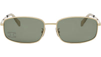 Triomphe Yellow Rectangular Sunglasses