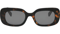 CELINE 3 Dots Dark Havana Rectangular Sunglasses