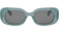 CELINE 3 Dots Green Rectangular Sunglasses