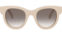 CELINE 3 Dots Ivory Round Sunglasses