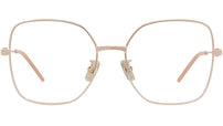 GV Speed Gold Geometric Eyeglasses