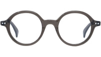 Boke Flower Grey Round Eyeglasses