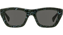 1970 Marbled Black Cat Eye Sunglasses