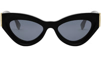 FF Diamonds Black Cat Eye Sunglasses