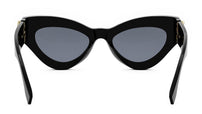 FF Diamonds Black Cat Eye Sunglasses