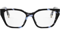 Fendi Way Havana Rectangular Eyeglasses