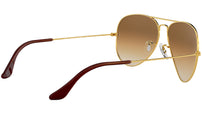 Aviator Gradient RB3025 001/51 Gold Brown