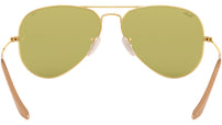 Aviator Washed Evolve RB3025 90644C Gold Green