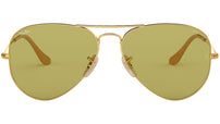 Aviator Washed Evolve RB3025 90644C Gold Green