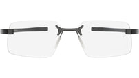 Flex Black Geometric Eyeglasses