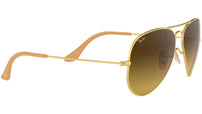 Aviator Gradient RB3025 112/85 Gold Brown