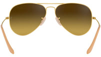 Aviator Gradient RB3025 112/85 Gold Brown