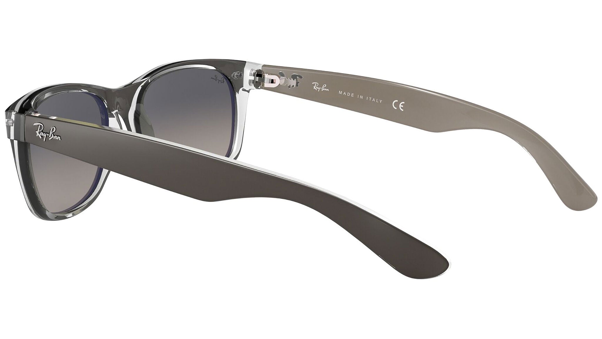 New Wayfarer Color Mix RB2132 gunmetal on transparent