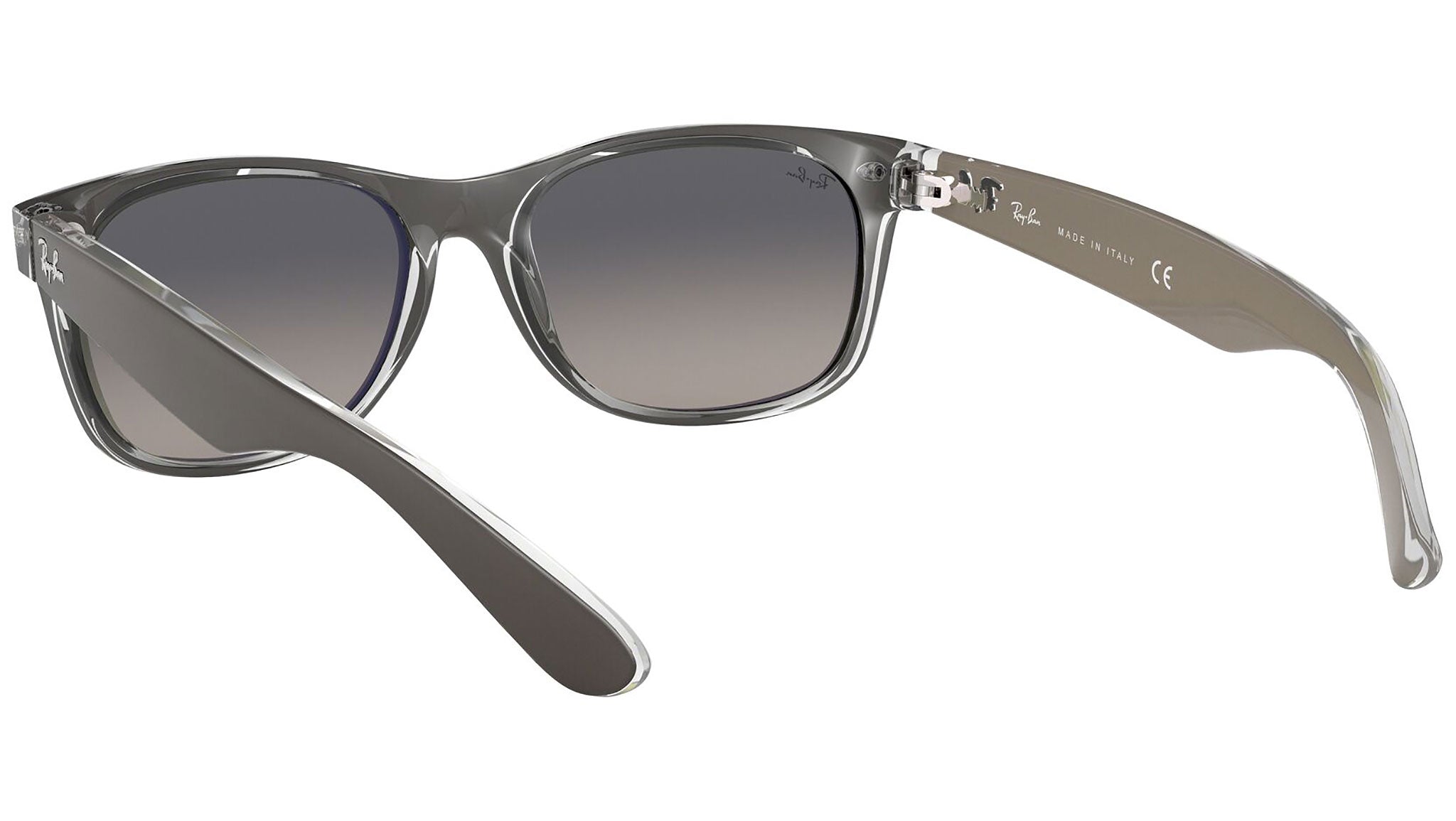 New Wayfarer Color Mix RB2132 gunmetal on transparent