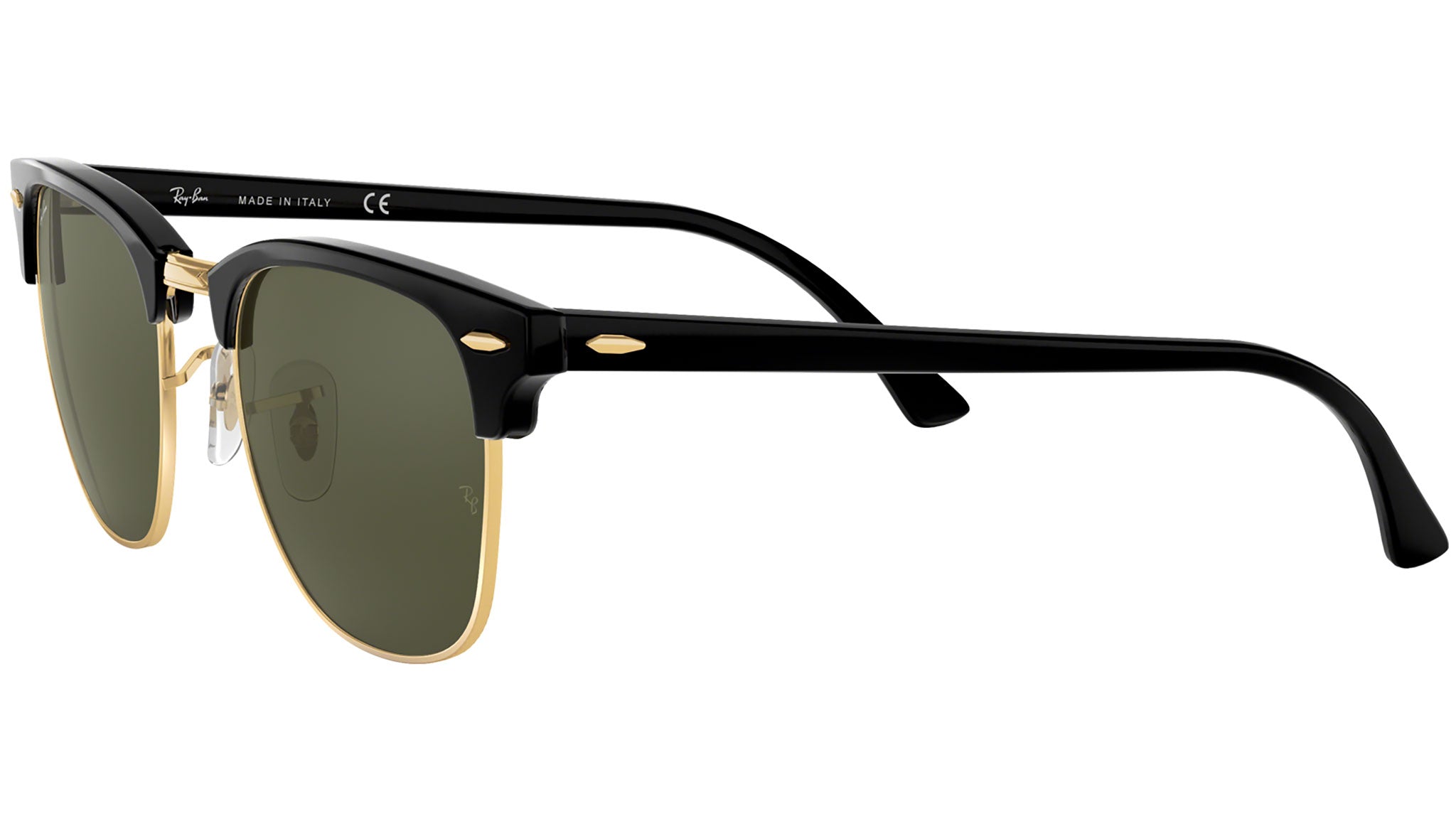 Clubmaster RB3016F W0365 black on arista