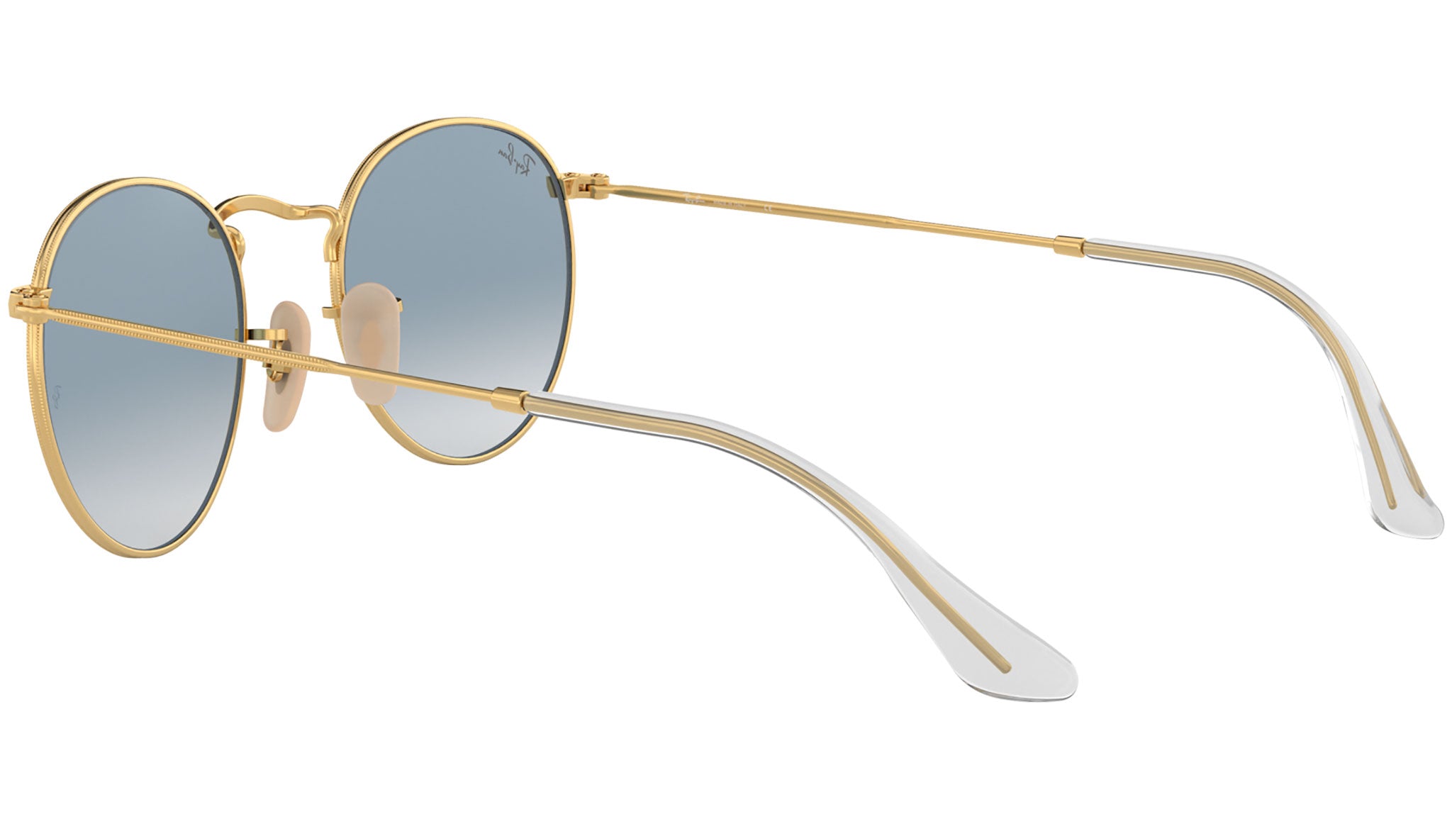 Round Flat Lenses RB3447N gold azure