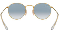 Round Flat Lenses RB3447N gold azure