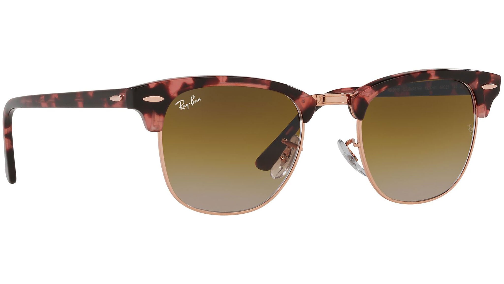 Clubmaster RB3016 133751 pink havana