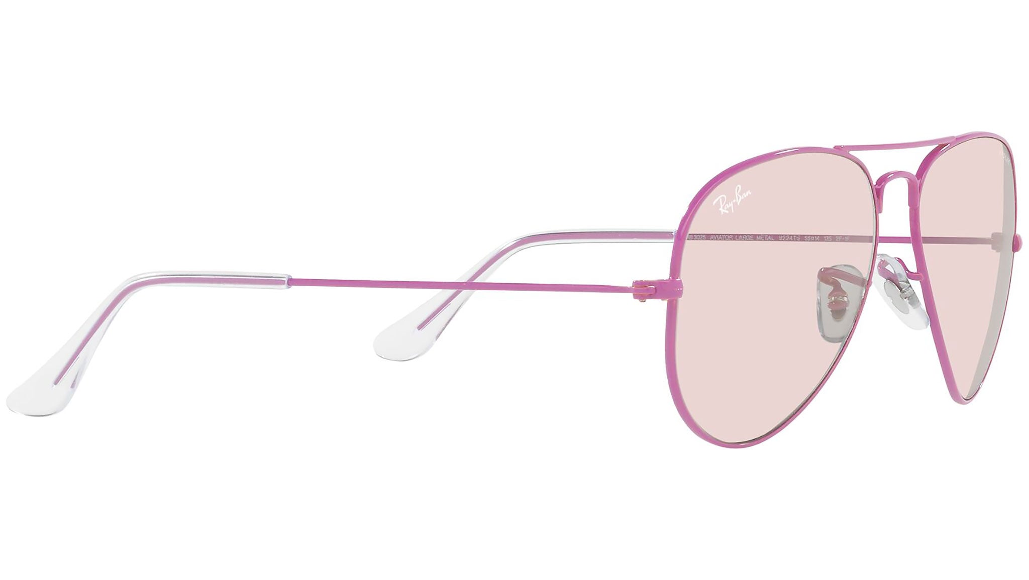 Aviator Solid Evolve RB3025 9224T5 Violet Pink