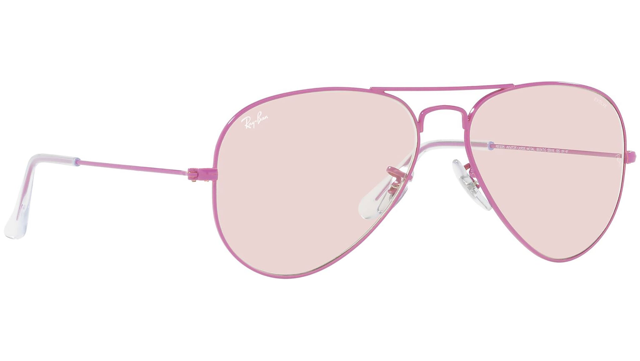 Aviator Solid Evolve RB3025 9224T5 Violet Pink